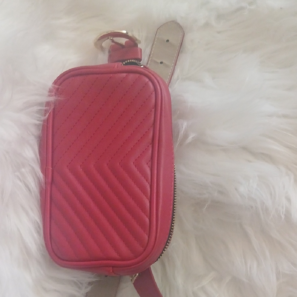 Steve Madden Red Chevron Mini Bag